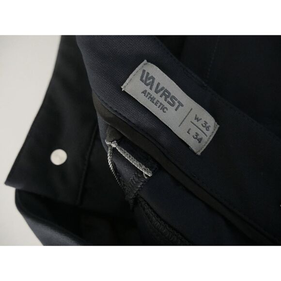VRST Men's Limitless Performance Athletic Fit 5 Pocket Pant Navy 36X34 - Picture 6 of 9